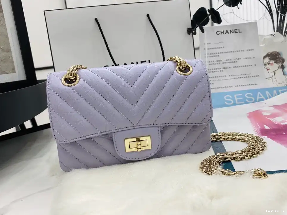 First Bag Ru 2.55 MINI CHANEL HANDBAG 0608